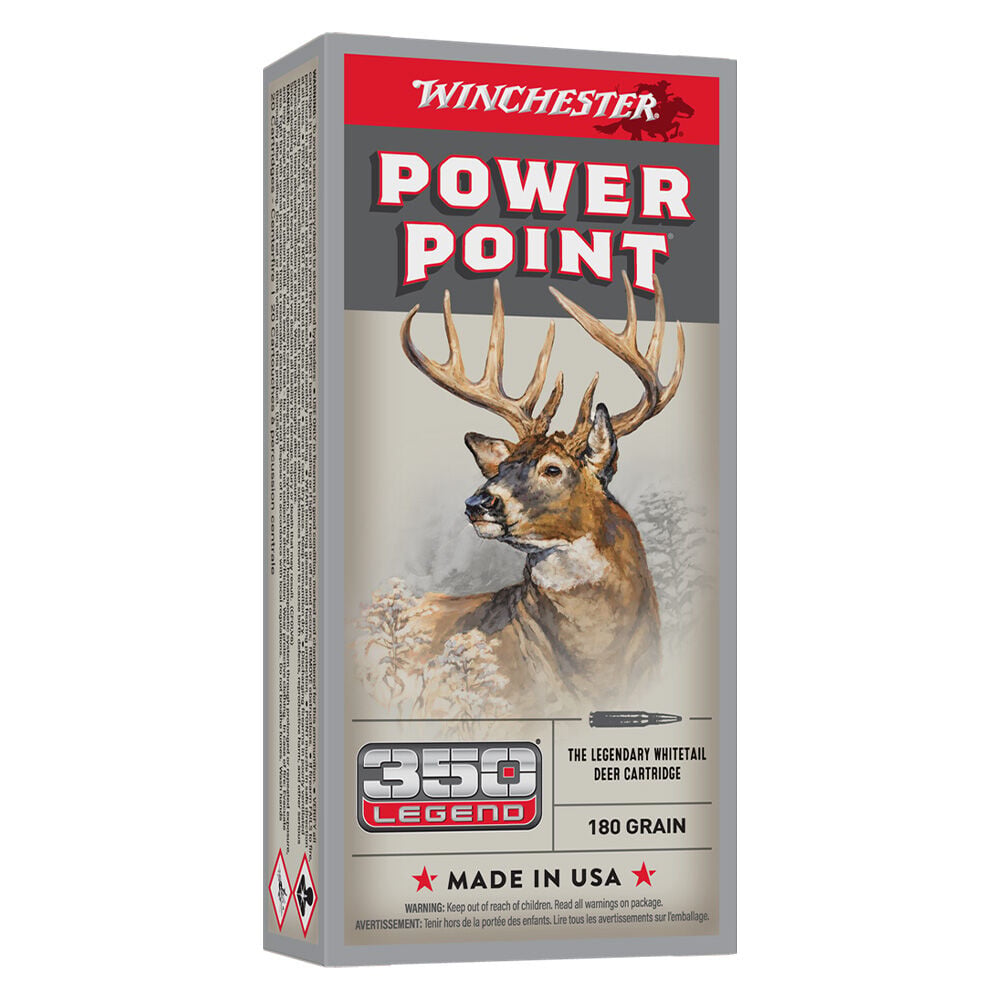 image of Power Point 350 Legend 180 Grain Rifle Ammunition, 20 rds