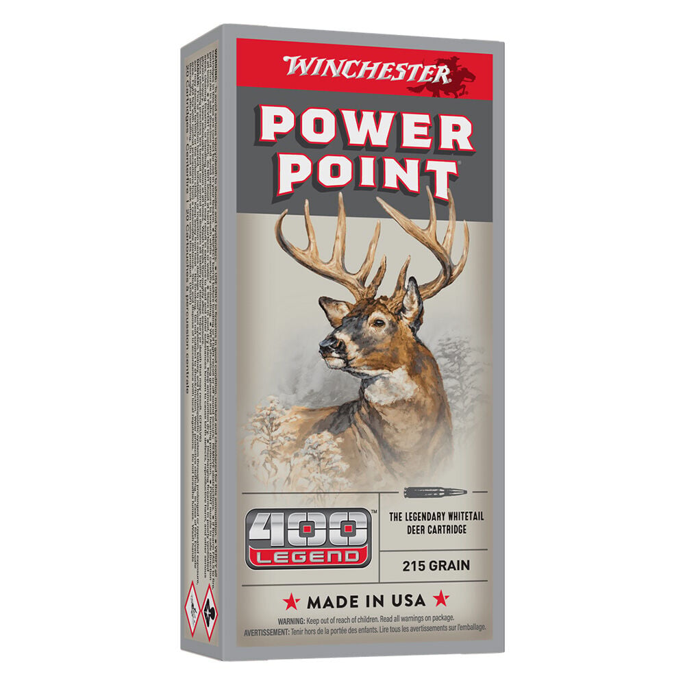 image of Power Point 400 Legend 215 Grain Rifle Ammunition, 20 rds