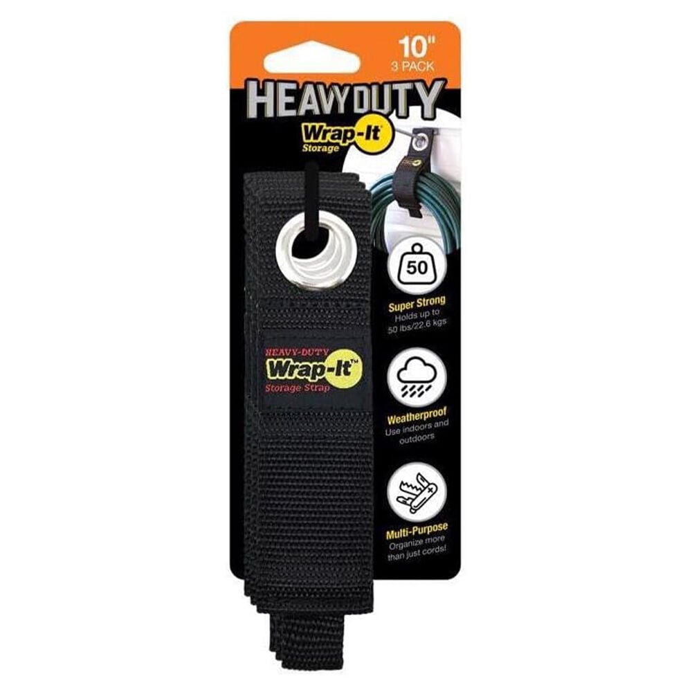 image of 10 in Heavy Duty Storage Straps, 3 pk