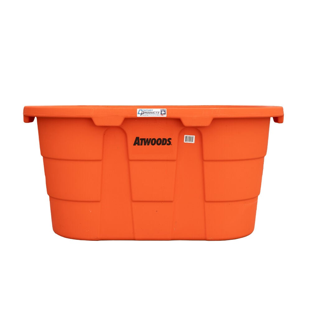image of 100 gal Poly Stock Tank, Orange