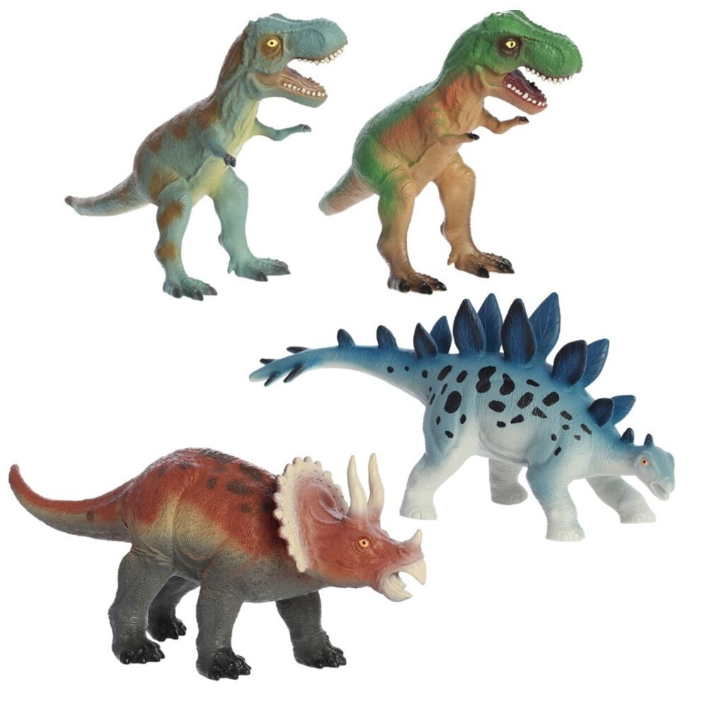 image of Soft Dinosaur Play Figures- 4 pc