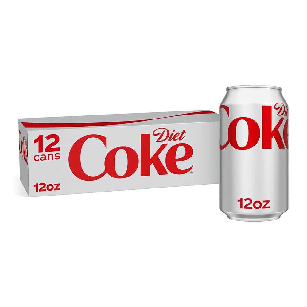 image of Diet Coke Soda Can- 12 fl oz, 12 pk
