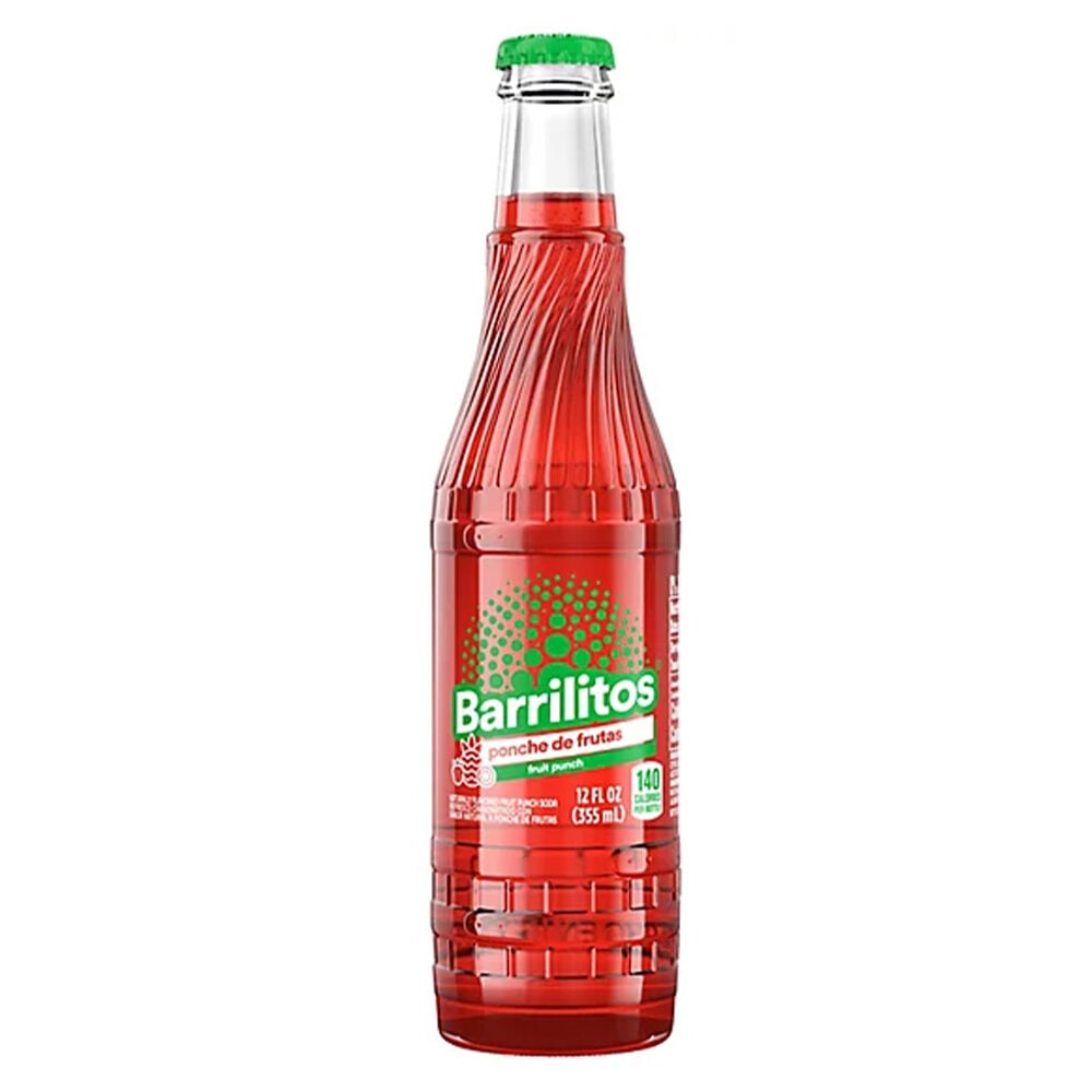 image of Barrilitos Soda Bottle- Fruit Punch, 12 oz