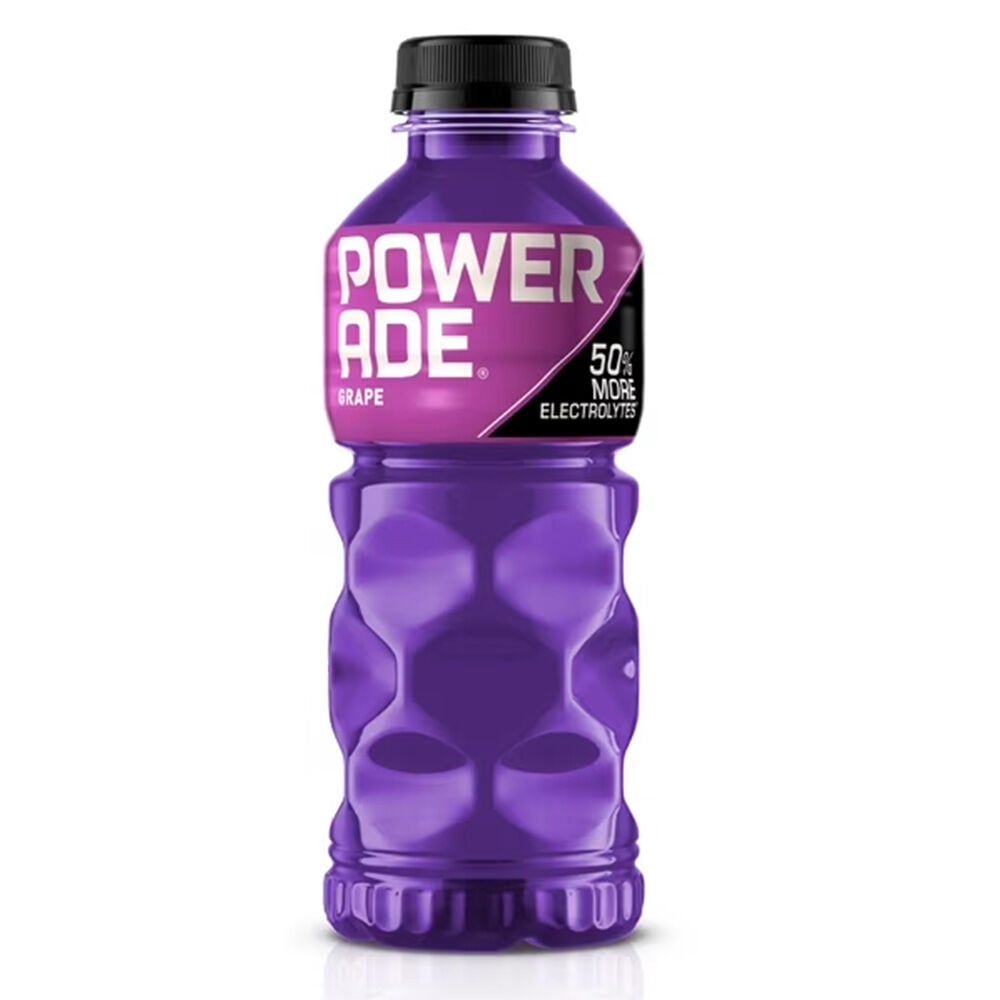 image of Powerade Sports Drink- Grape, 20 oz