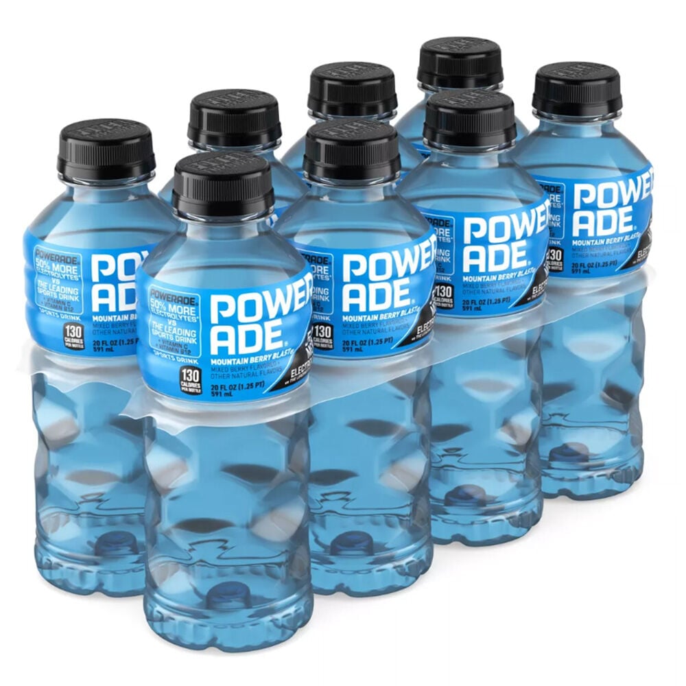 image of Powerade Sports Drink- Mountain Berry Blast, 20 oz, 8 pk