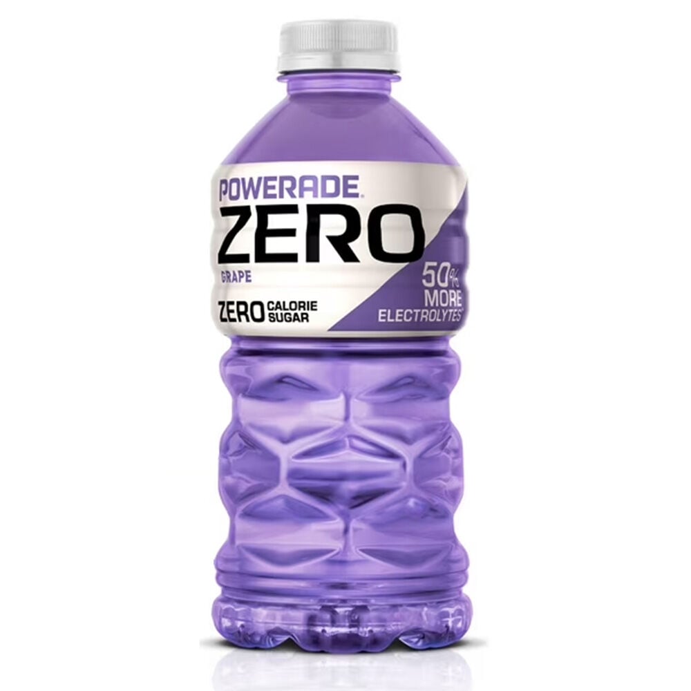 image of Powerade Sports Drink- Zero, Grape, 28 oz