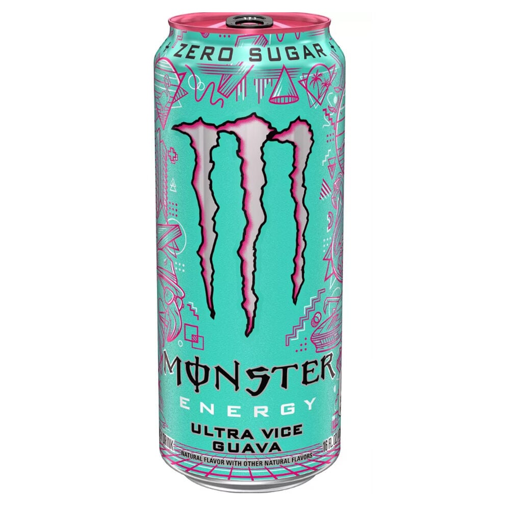 image of Monster Energy Drink- Ultra Vice Guava, 16 fl oz