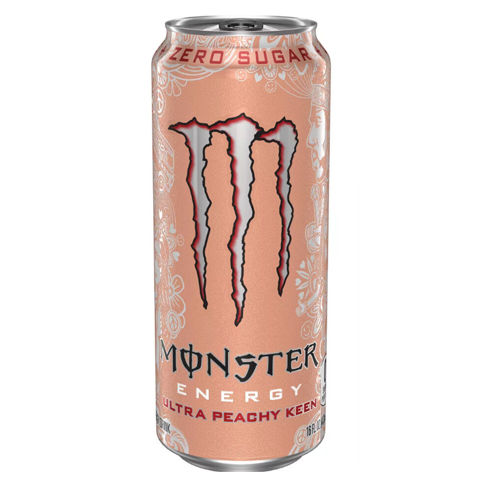 image of Monster Energy Drink- Ultra Peachy Keen, 16 fl oz