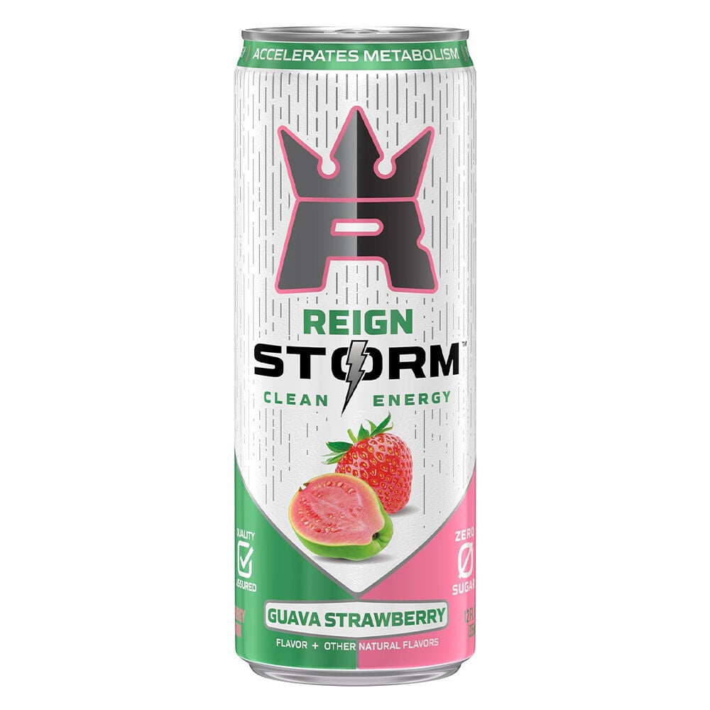 image of Reign Energy Drink- Storm, Guava Strawberry, 12 oz