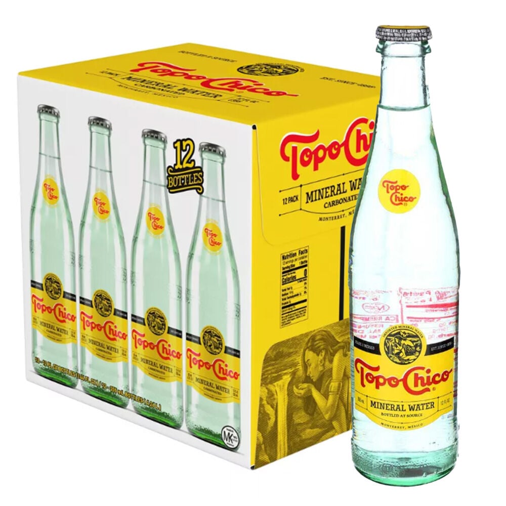 image of Topo Chico Mineral Water Bottle- 12 oz, 12 pk