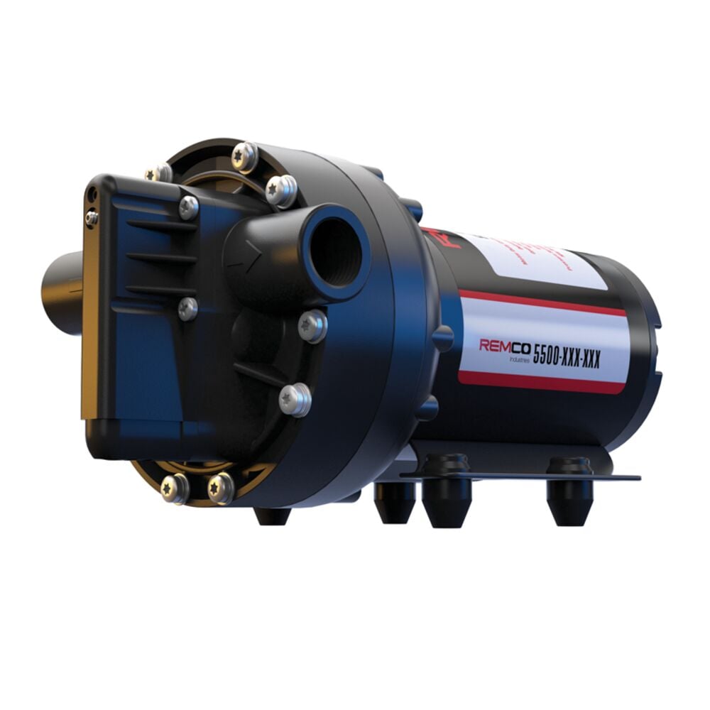 image of Pump, 5.3 GPM, 60 PSI, On Demand, 12 VDC, 1/2-inch FNPT, 2 Pin Connector