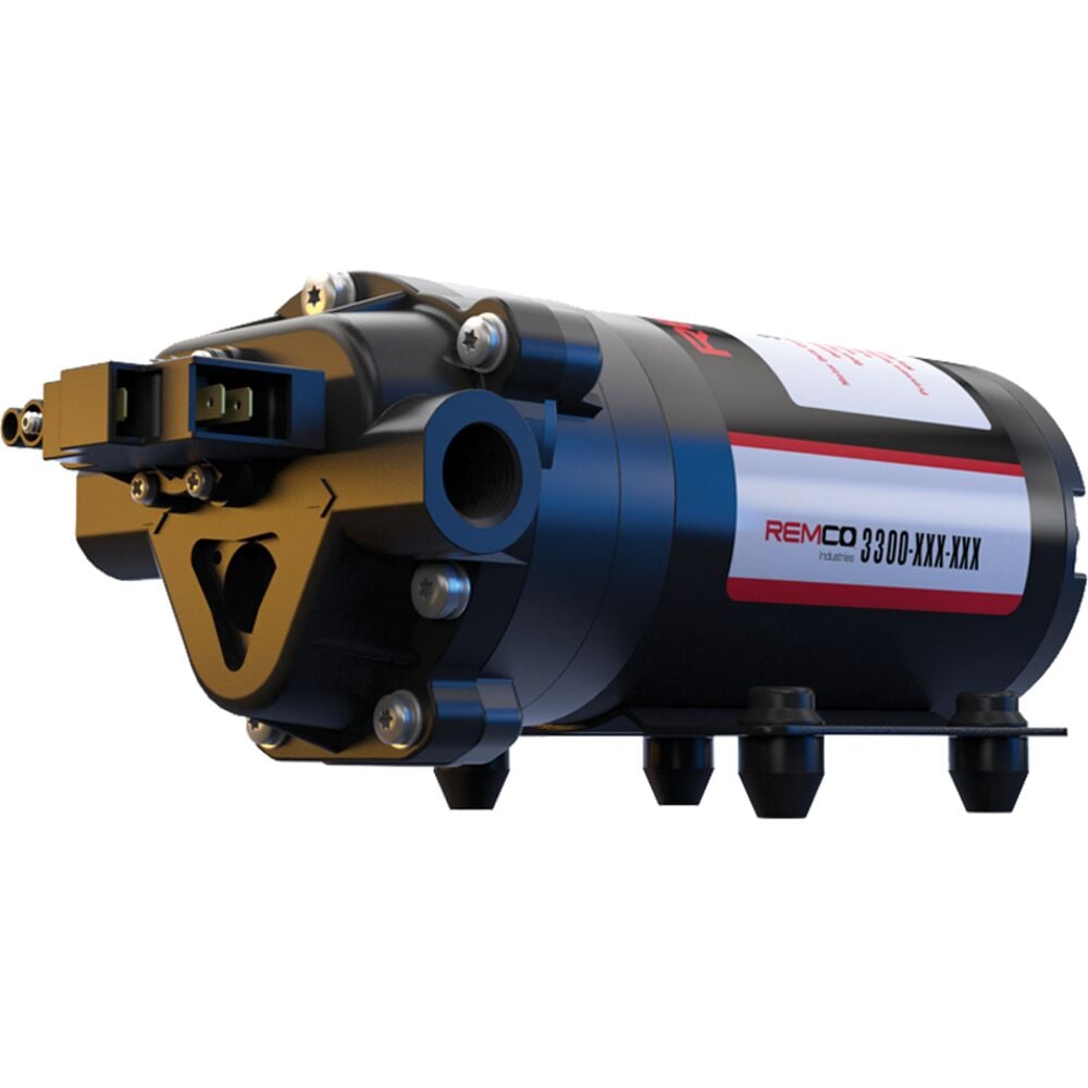 image of Pump, 2.2 GPM, 60 PSI, On Demand, 12 VDC, 3/8" FNPT ports, 2 Pin Connector