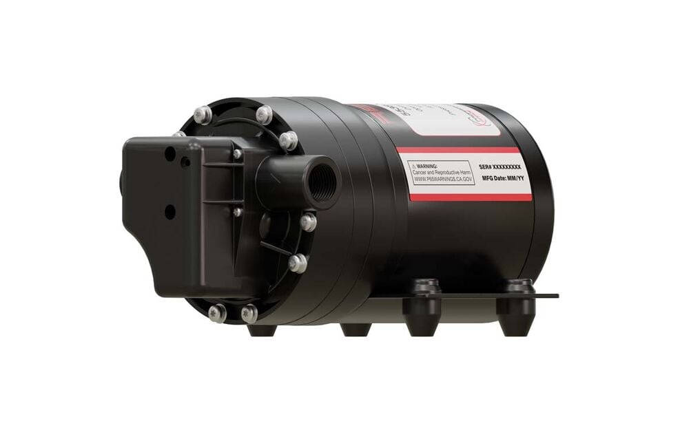 image of Pump, Fatboy, 7.0 GPM, 60 PSI, On Demand, 12 VDC, 1/2-inch FNPT, Lead Wire