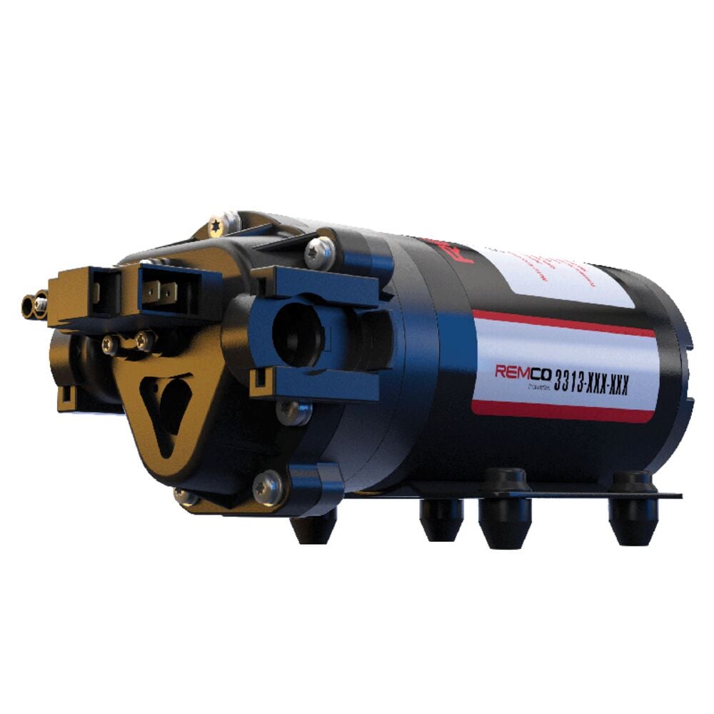 image of Pump, 2.2 GPM, 60 PSI, Bypass, 12 VDC, 3/4-inch Quick Attach, 2 Pin Connector