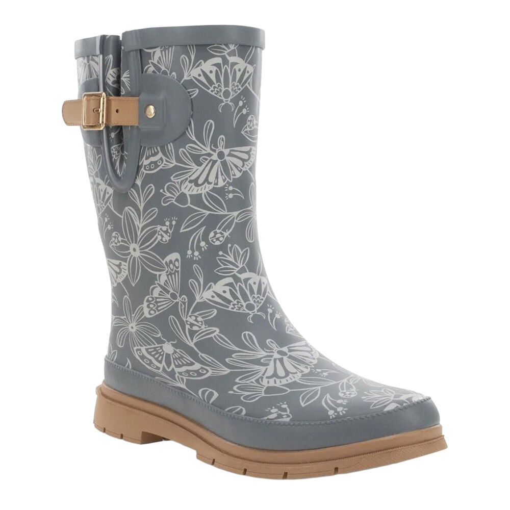 image of Women's Forest Floor Faux Fur Mid Rain Boot