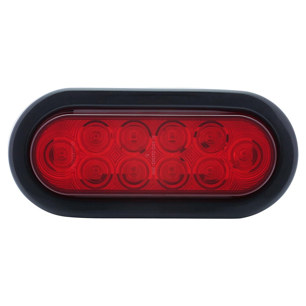 image of 6 in Red LED Oval Stop/Turn/Tail Light Kit