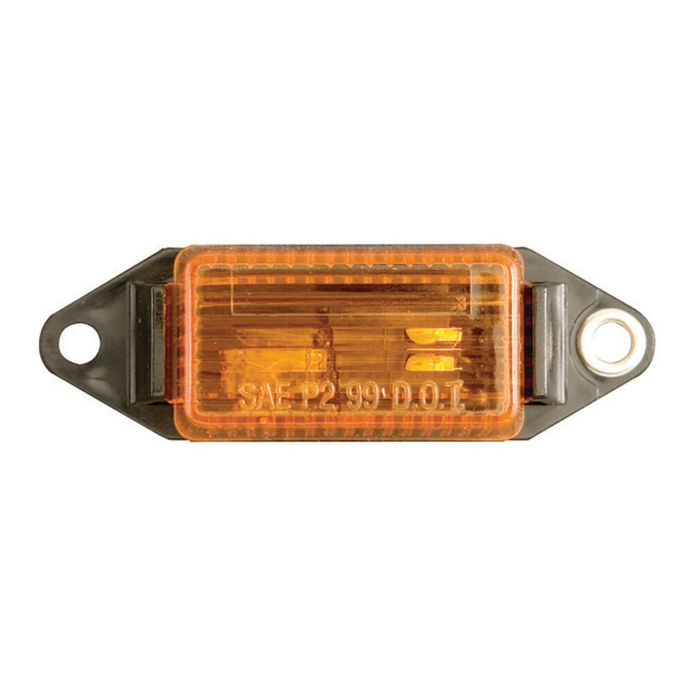 image of 2 in Amber Mini Rectangle Marker/Clearance Light