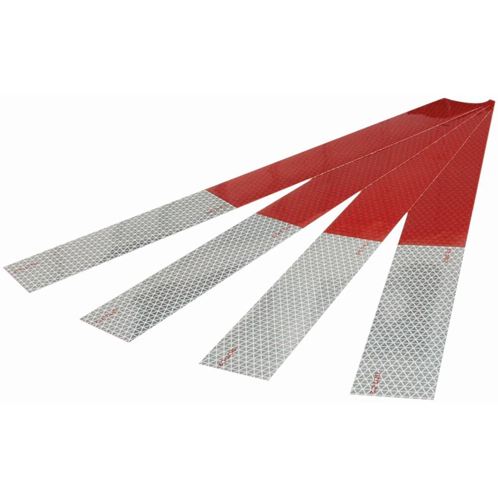 image of 11 in Red/Silver Reflective Tape. 4 pc