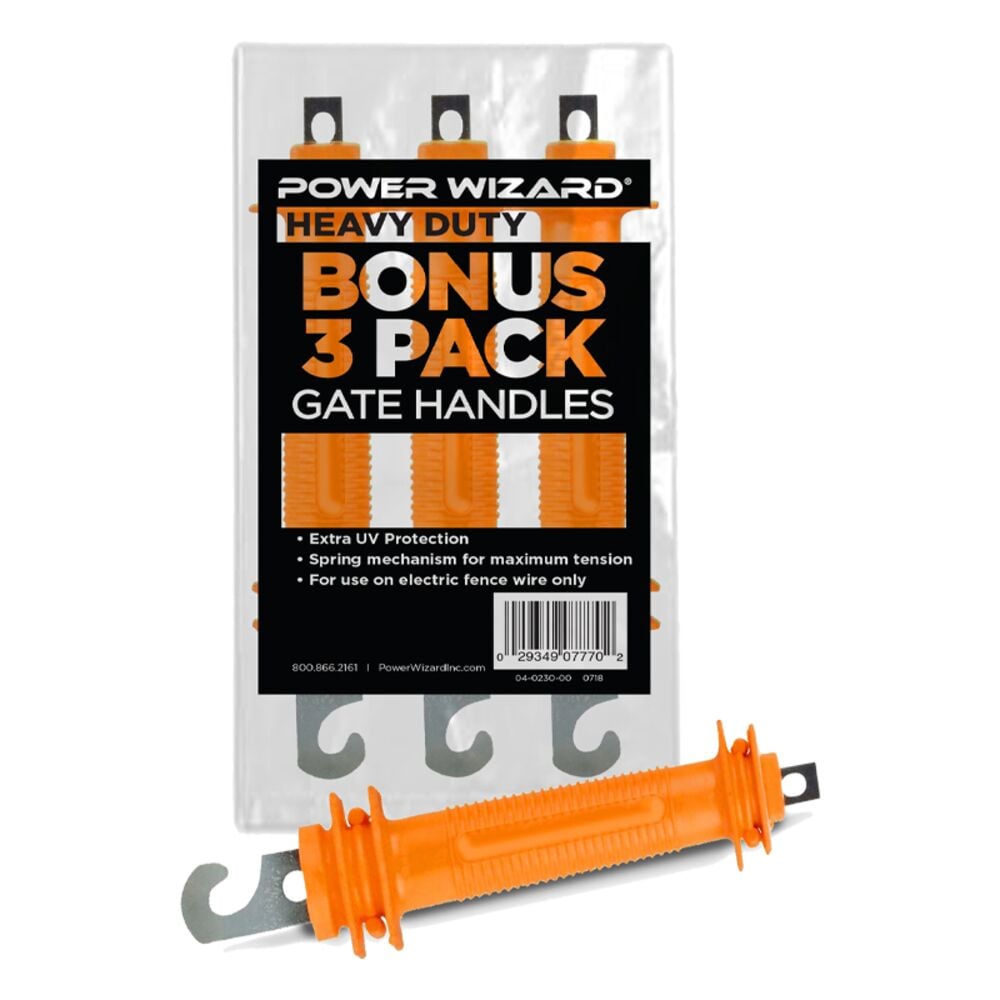 image of Heavy Duty Bonus 3 Pack Gate Handles, Orange