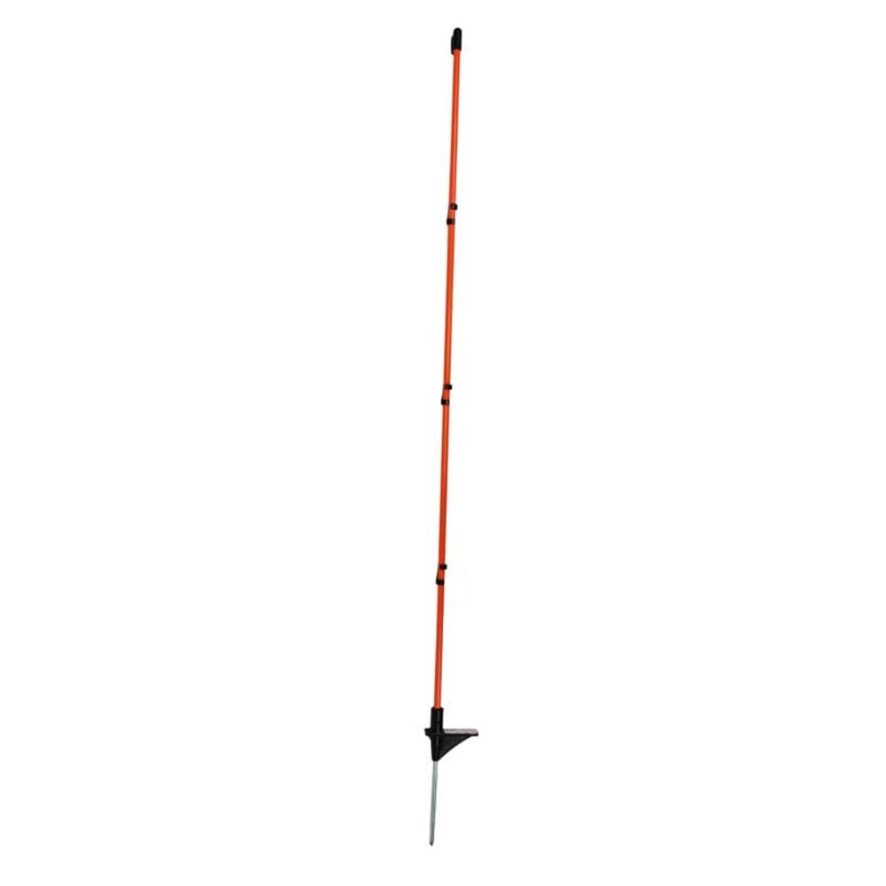 image of Fiberglass Step-In Post with Steel Spike - 48-in, Orange