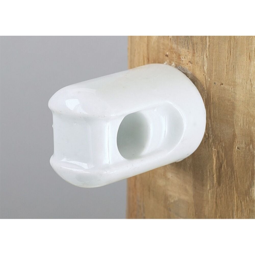 image of Insulator, Small Porcelain Screw