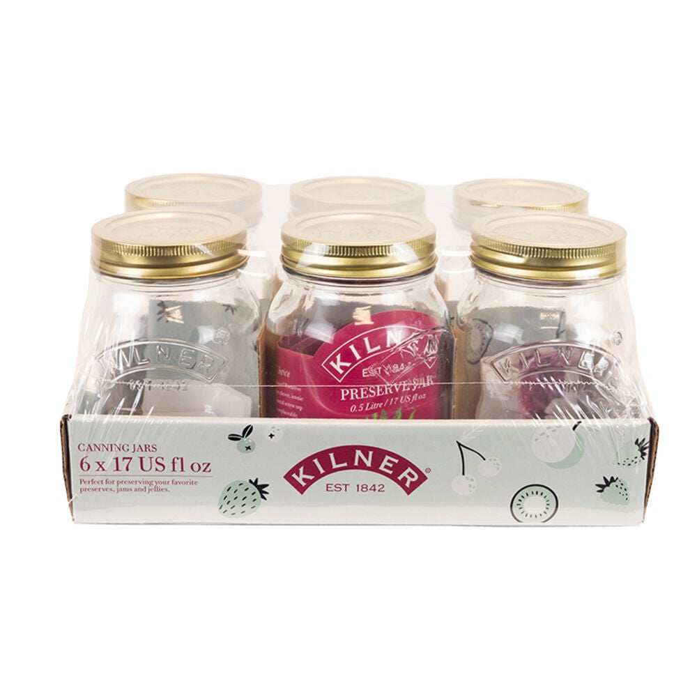 image of Perserve 17 fl. oz. Canning Jars, 6 Count