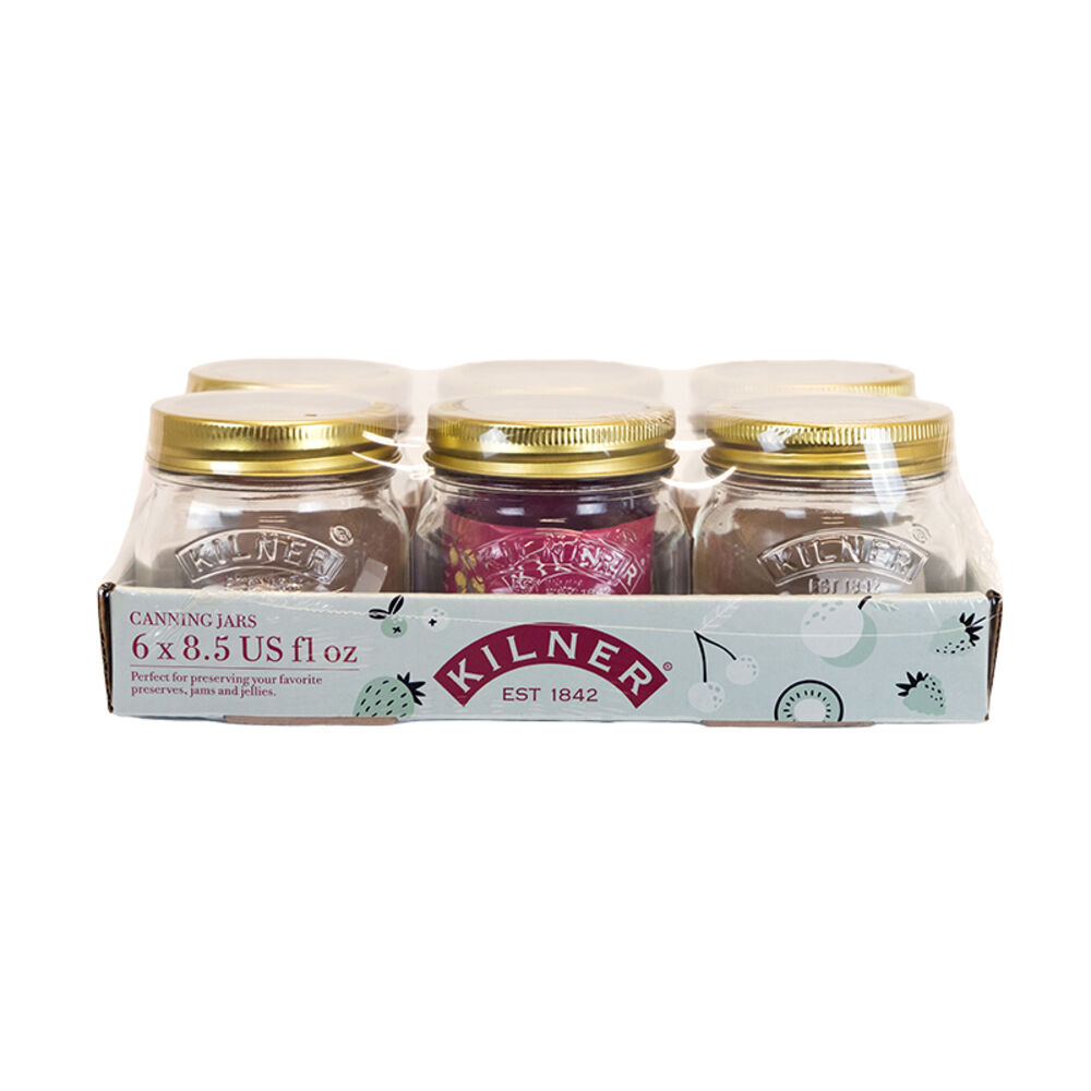 image of 8.5 oz. Canning Jars, 6 pack