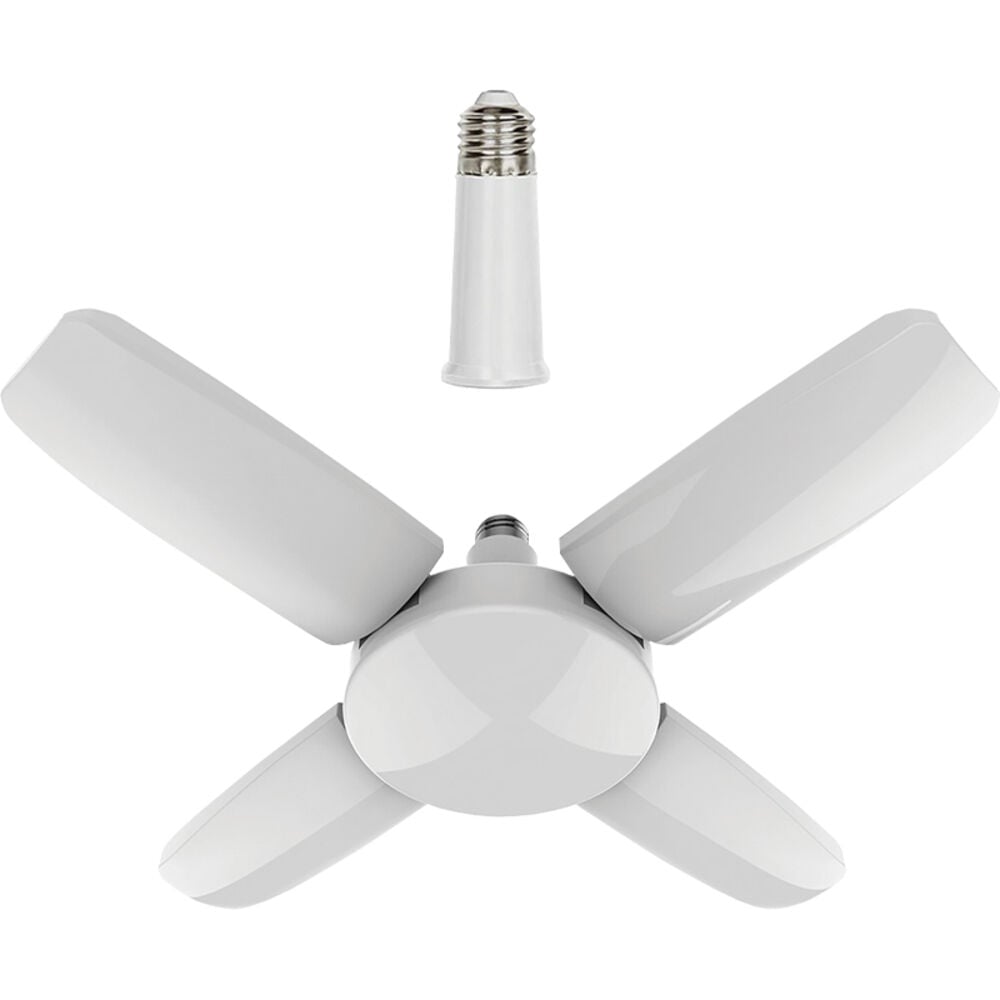 image of 6,000 Lumen LED 4 Panel Adjustable Garage Light