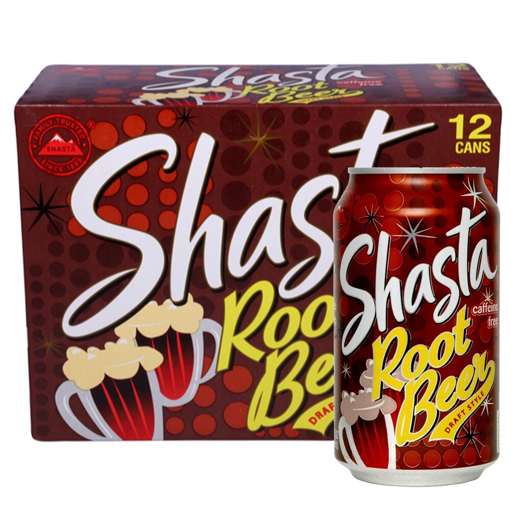 image of Soda Can- Root Beer, 12 fl oz, 12 pk