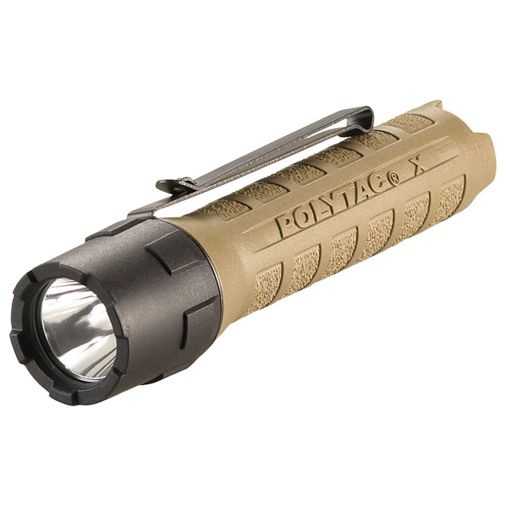 image of Polytac X 600 Lumen LED Handheld Flashlight, Coyote Tan - 88602