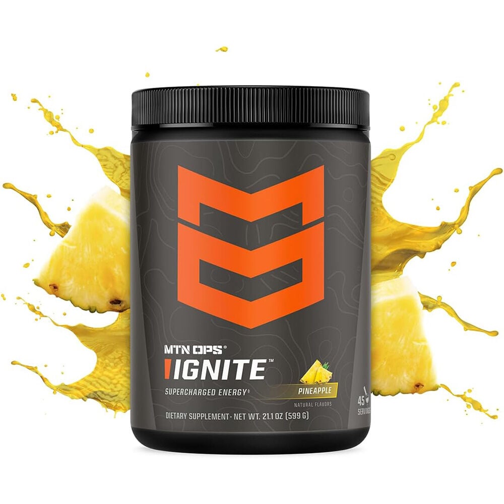 image of IGNITE Energy Drink Powder, 45 Servings, Pineapple