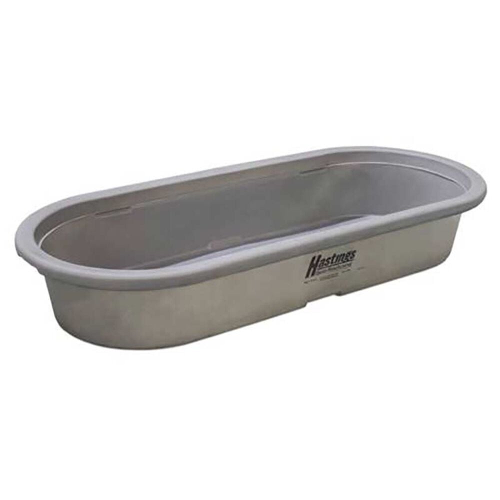image of 2-ft x 1-ft x 6-ft 89-gallon Oval Poly Stock Tank