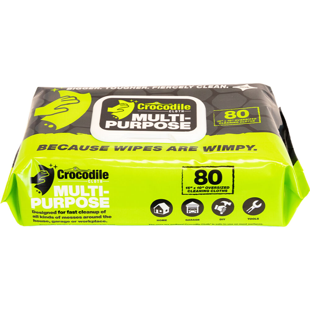 image of Multi-Purpose Biodegradable Cloths, 80 pack
