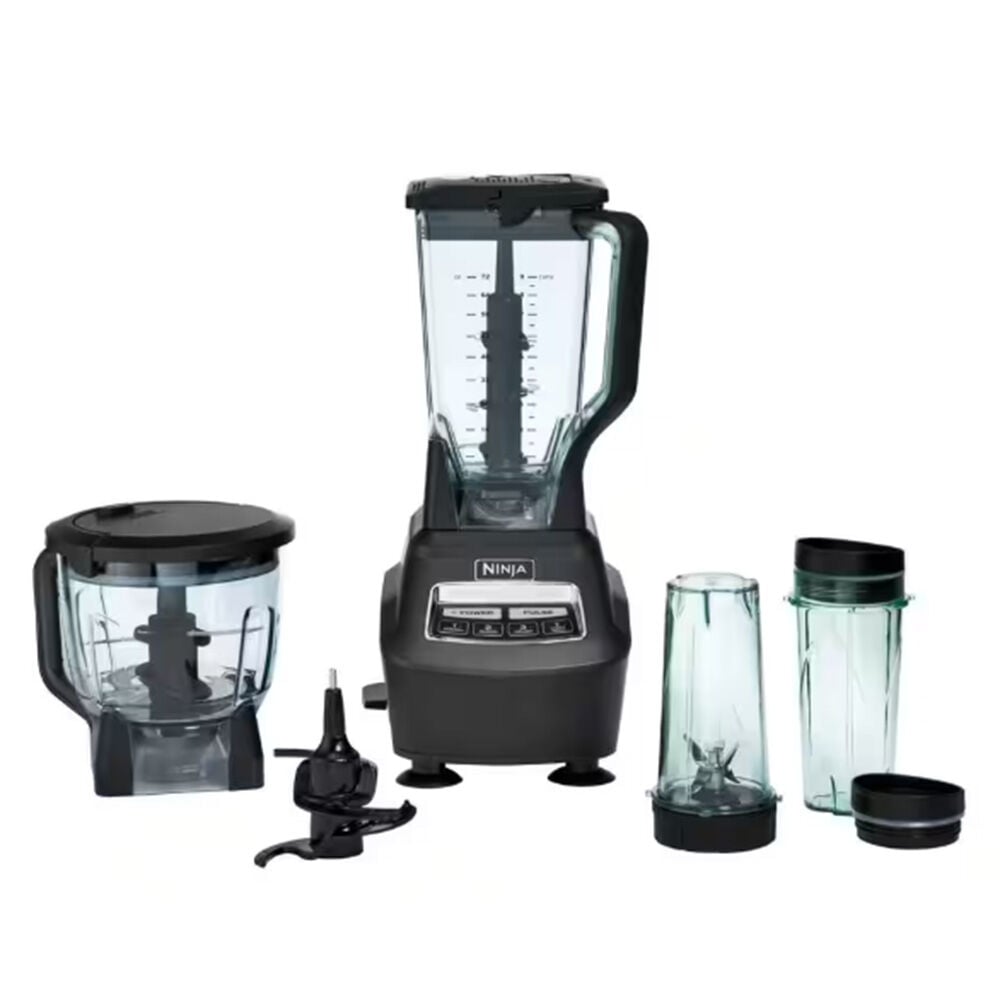 image of 72 oz Blender and  8 c Food Processor with Two 16 oz To-Go Cups