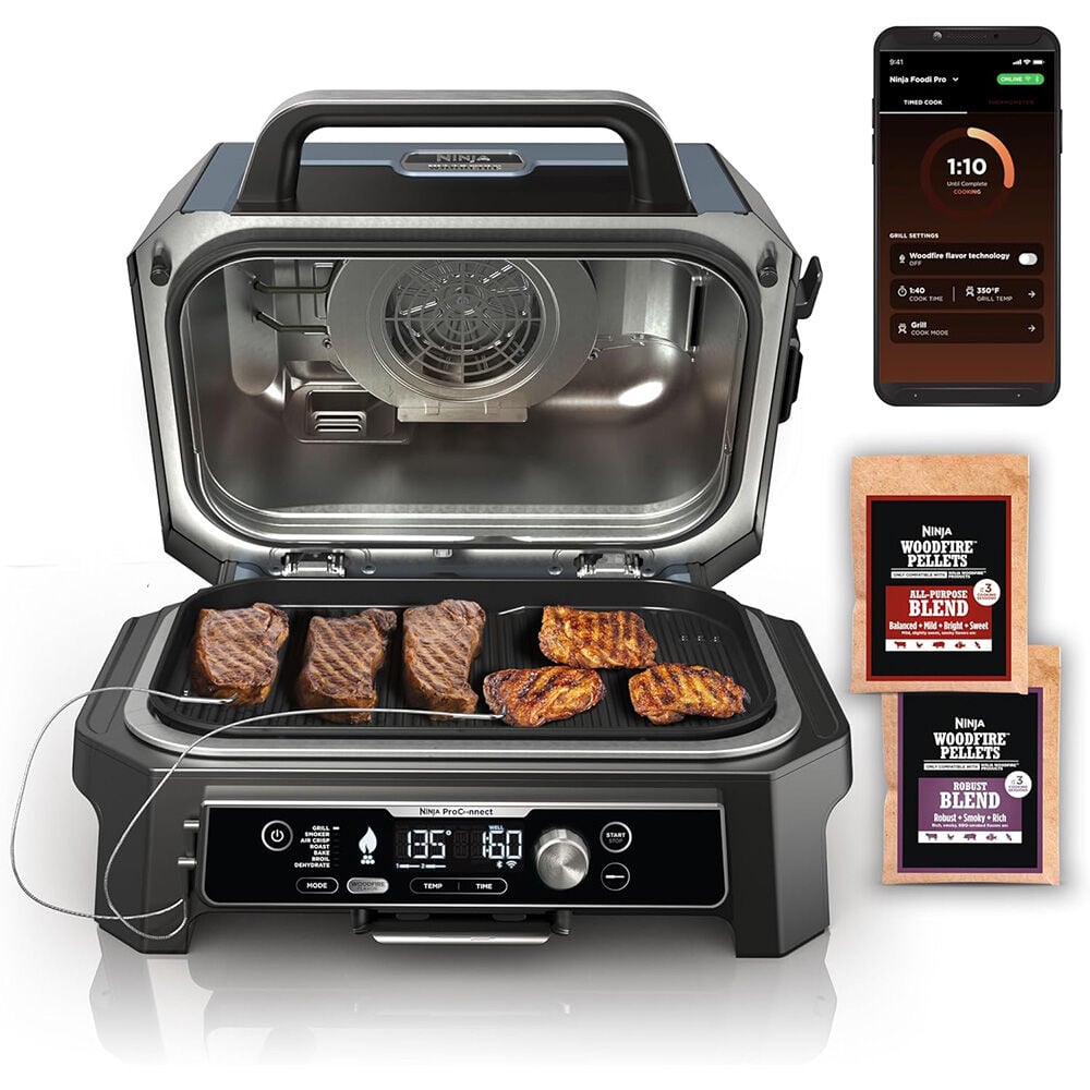 image of 7-in-1 Woodfire Pro Connect Premium XL Outdoor Grill and Smoker