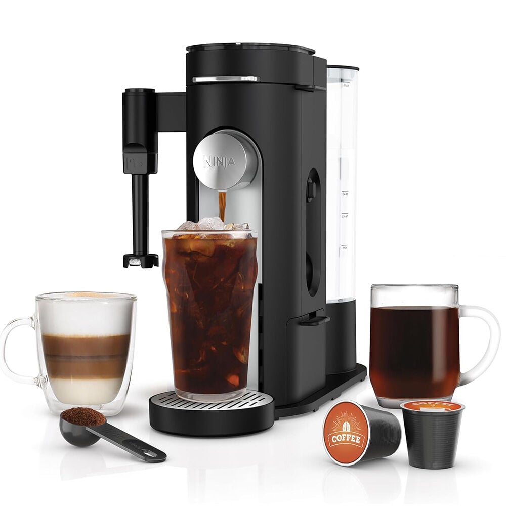image of Single-Serve Pods and Grounds Coffee Maker