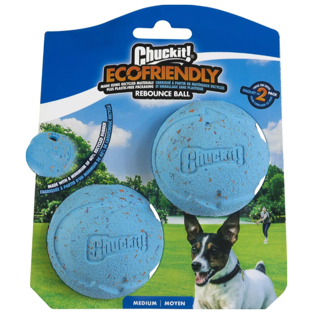 image of Assorted Rebounce Ball Dog Toy, Medium, 2 pk (Color May Vary)