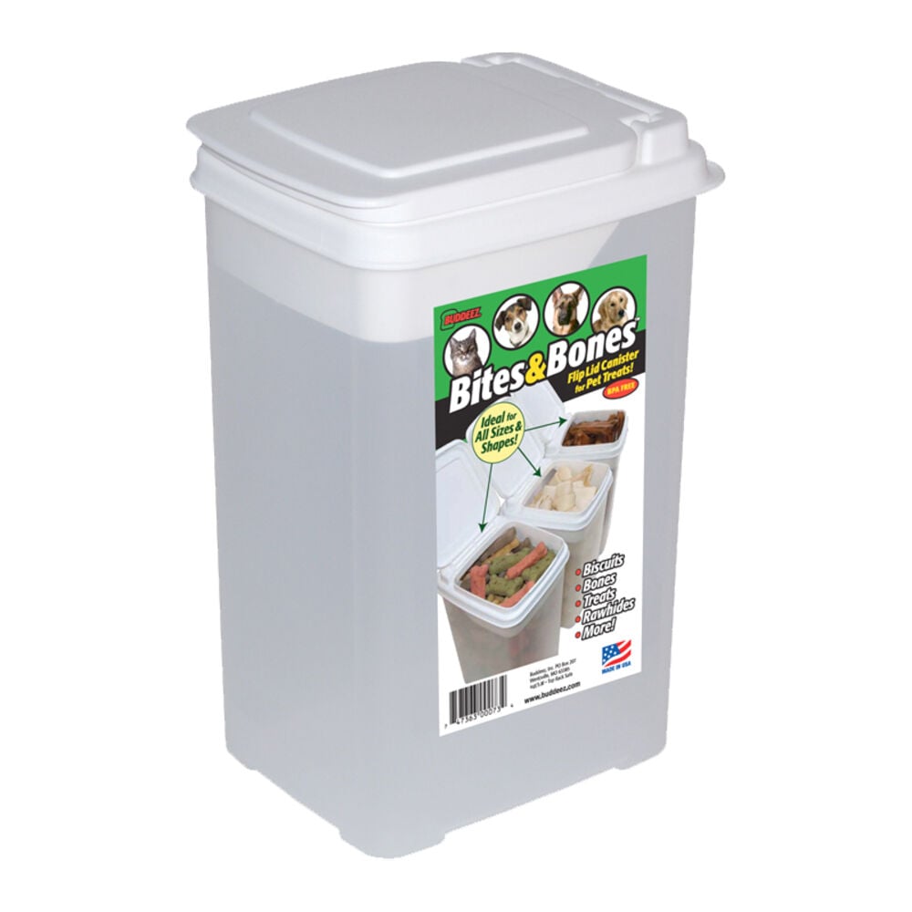 image of Pet Treat Dispenser- Bites and Bones, 3.25 qt