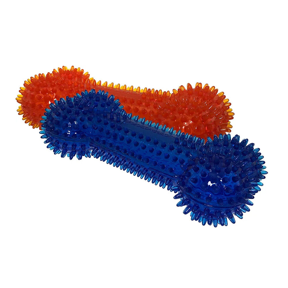 image of Assorted Tiny Tots Gorilla Spiky Bone Dog Toy (Colors May Vary)