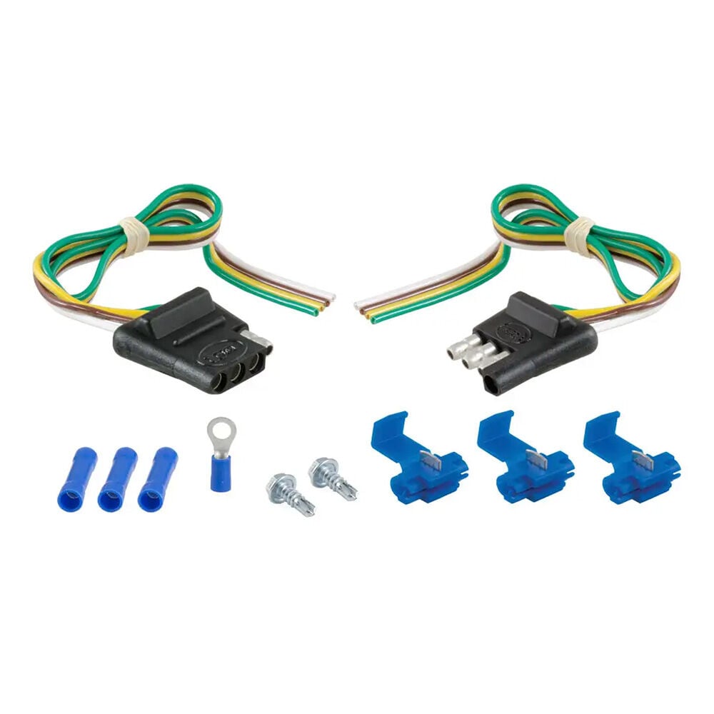 image of 4-Way Flat Connector Plug, Socket and Hardware