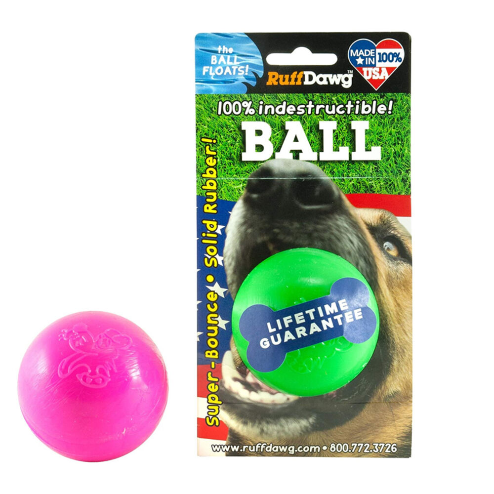 image of Solid Rubber Ball Dog Toy, Small