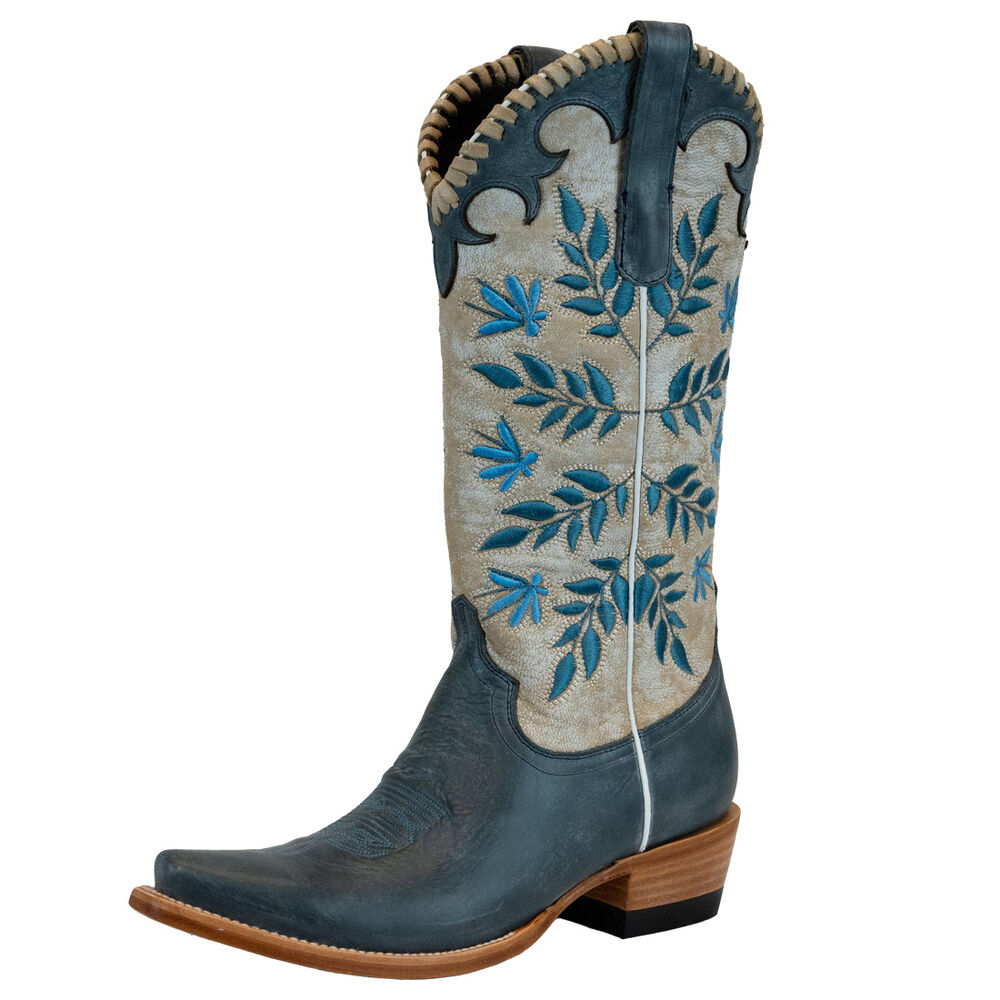 Twoobs Blue Atwood's Handcrafted Women's Western Boot | Atwoods