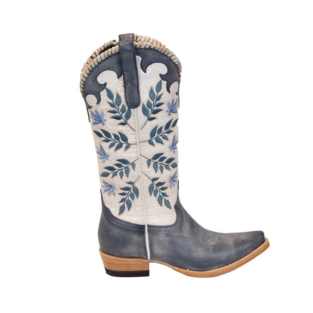 image of Women's Bluebonnet Floral Snip Toe Boot