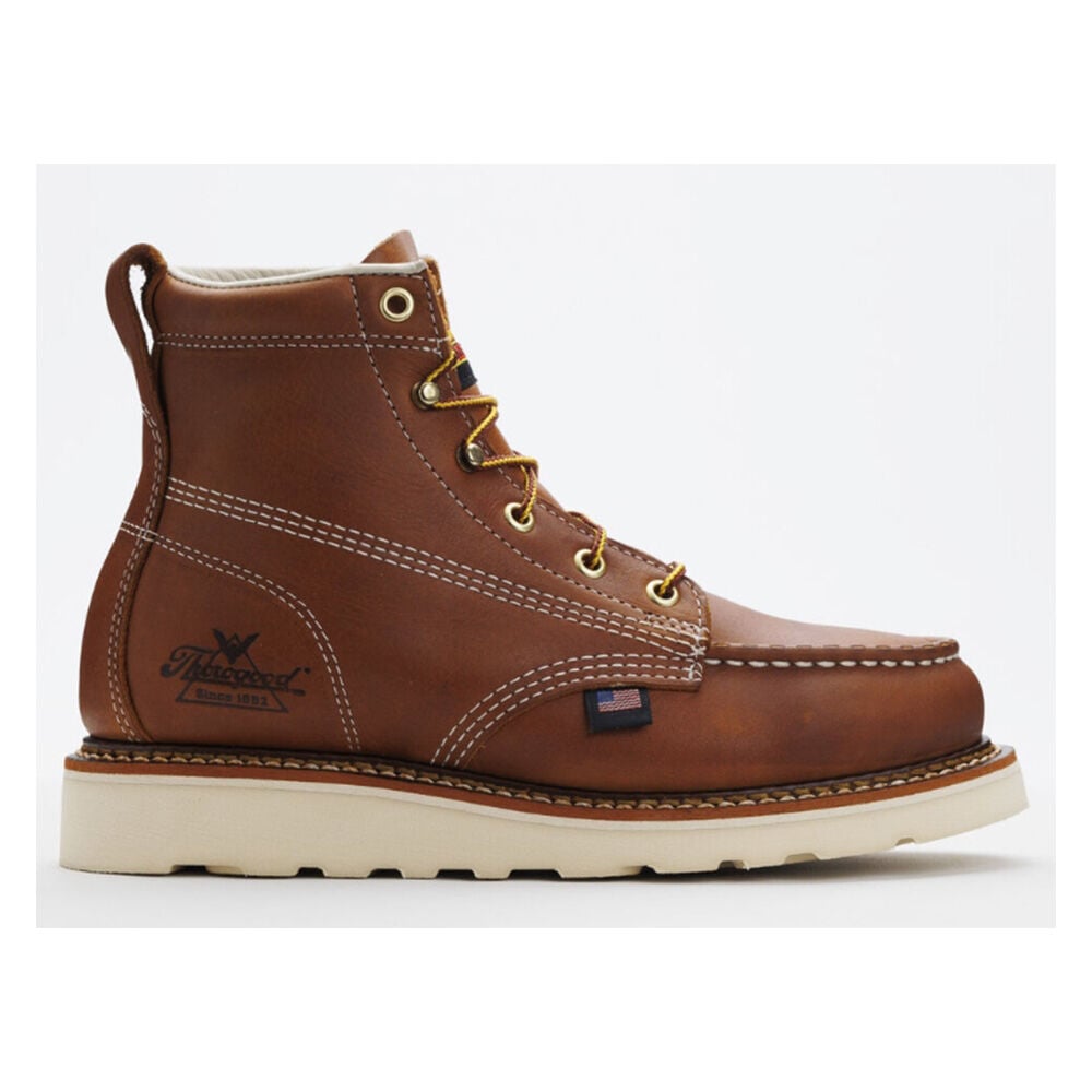 image of Women's American Heritage 6 in. Maxwear Wedge Moc Toe Boots- Tobacco