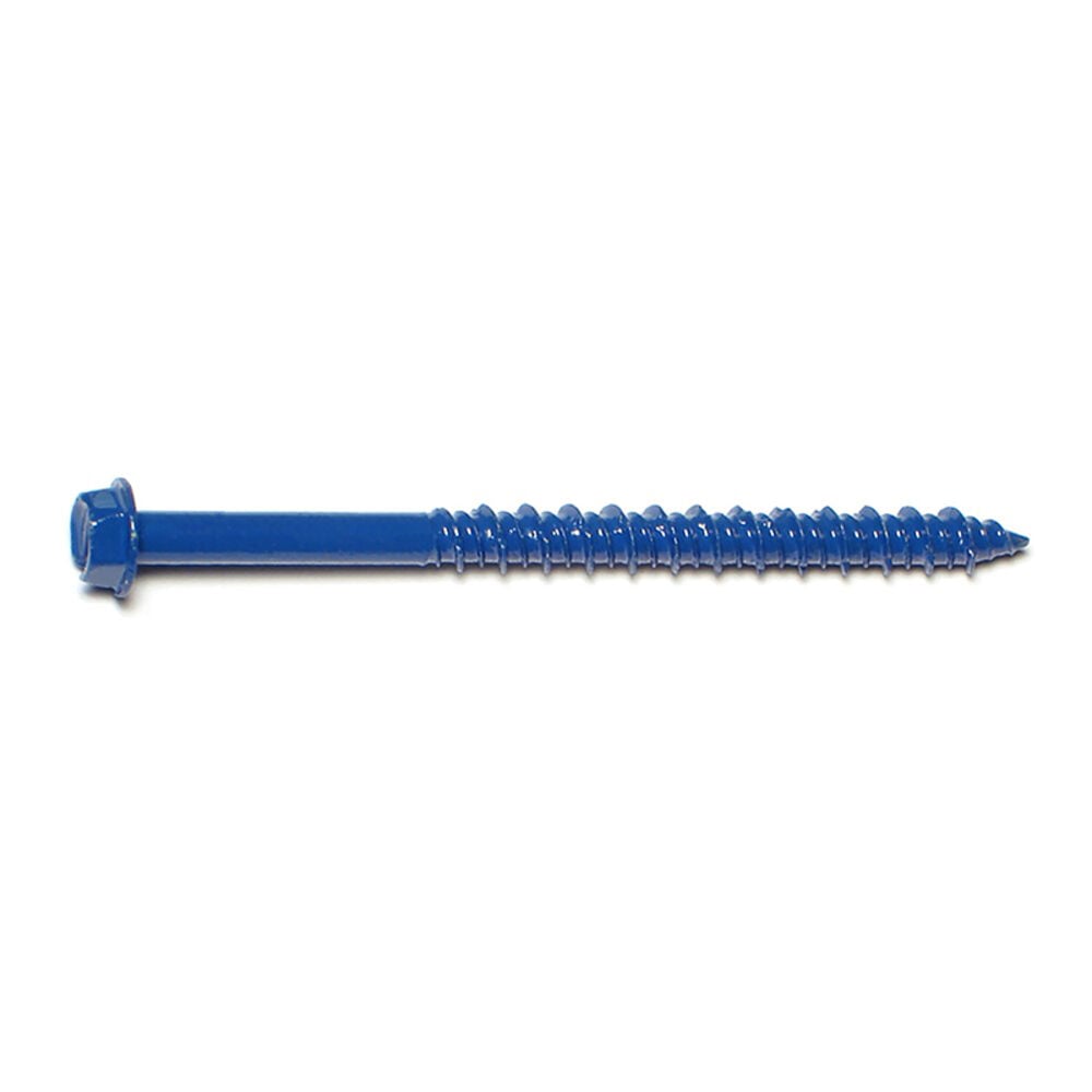 image of 3/16 x 2-3/4 Slotted Hex Concrete Screws - 23378