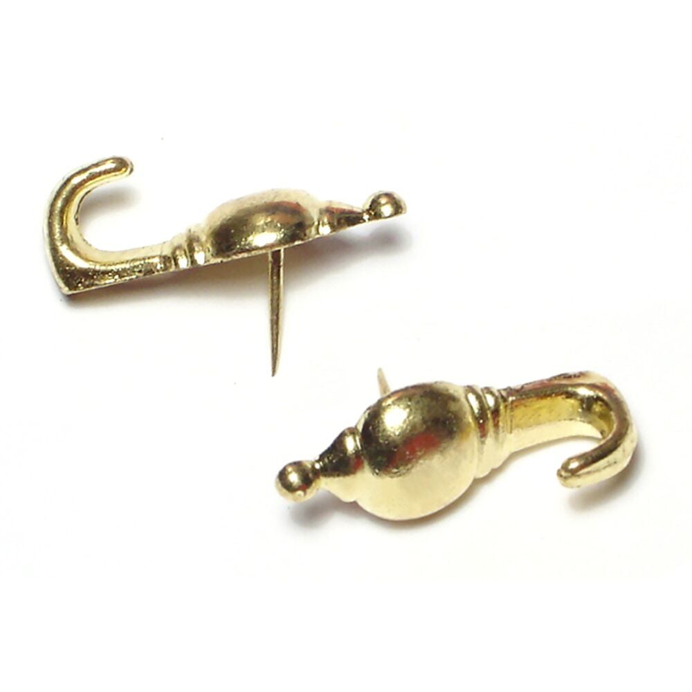 image of Colonial Push Pin Hanger, Brass 23520