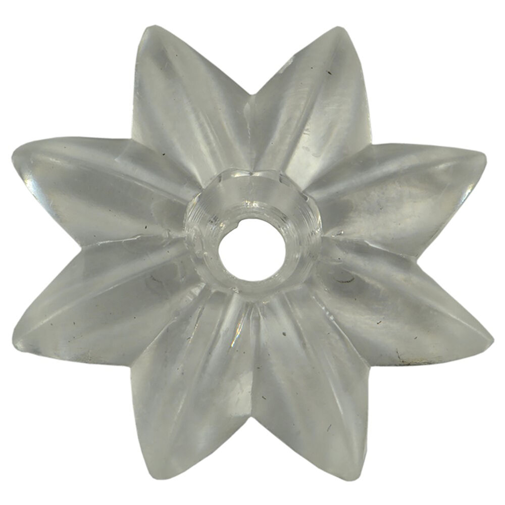 image of 1-1/2IN Clear Plastic Rosette