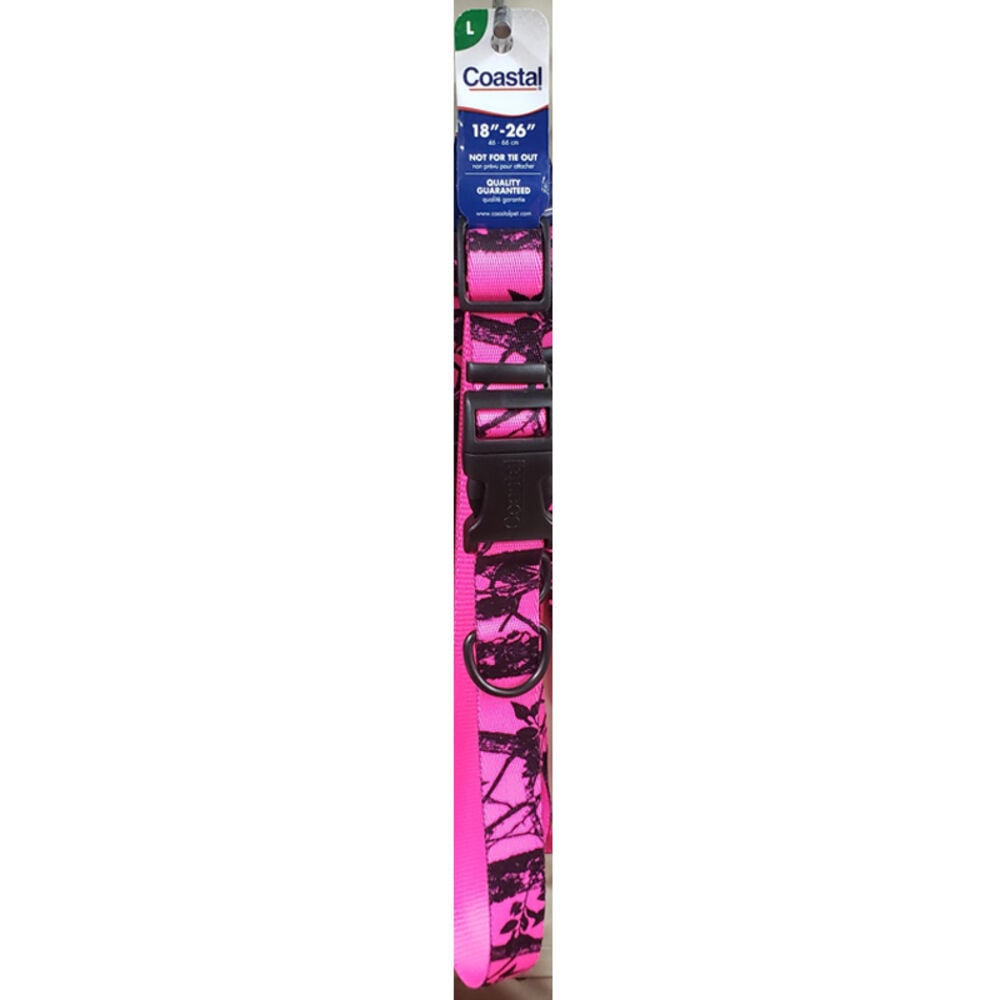 image of Pink Camo Collar 14-20-inches