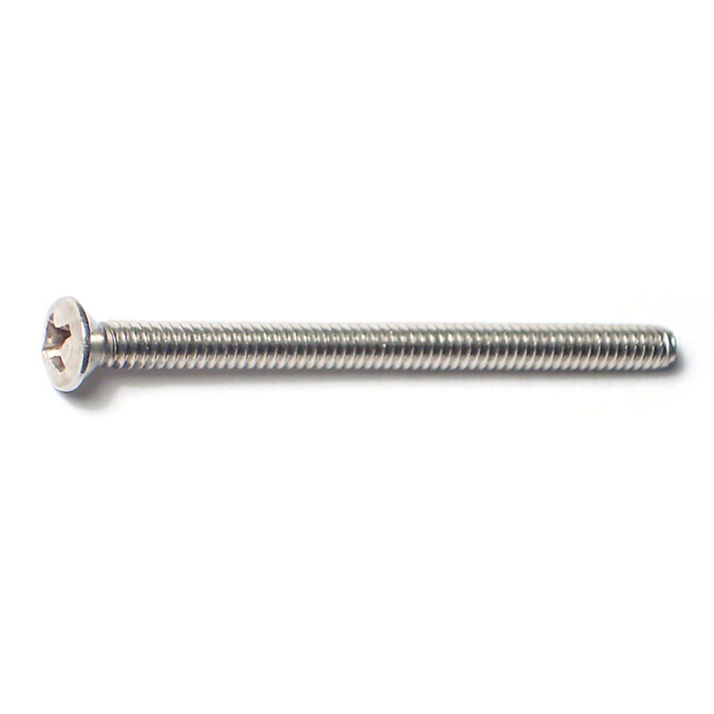 image of 6-32 X 2 Phillips Oval Machine Screw