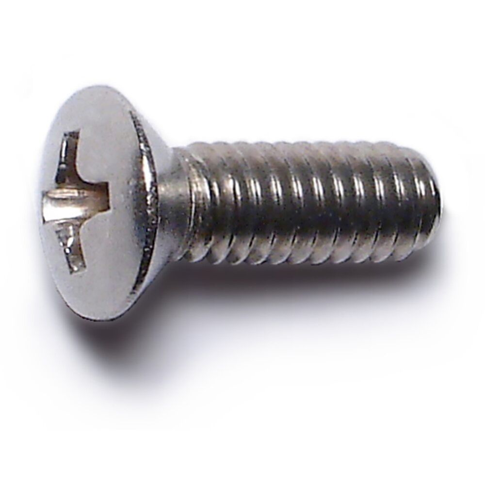 image of 8-32 X 1/2 Phillips Oval Machine Screw